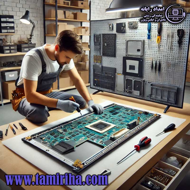 تعویض پنل LED در تلویزیون‌های مدرن