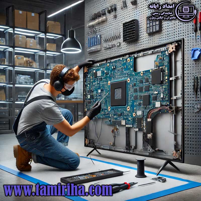 تعویض پنل LED در تلویزیون‌های مدرن