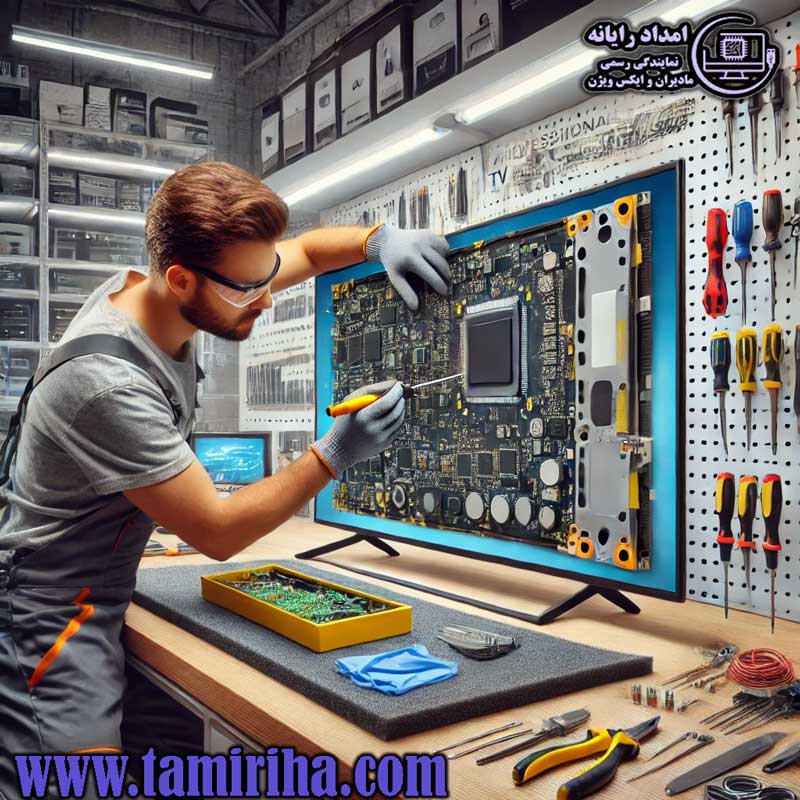 تعویض پنل LED در تلویزیون‌های مدرن